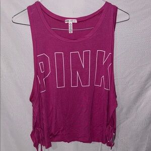 PINK Victoria's Secret Magenta Muscle Tee